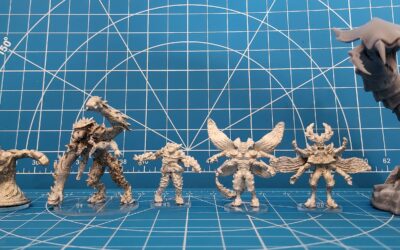 Wardelve CREATURES miniature set and bases