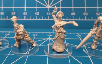 Wardelve HEROES (Dungeon Raiders) miniature set and bases